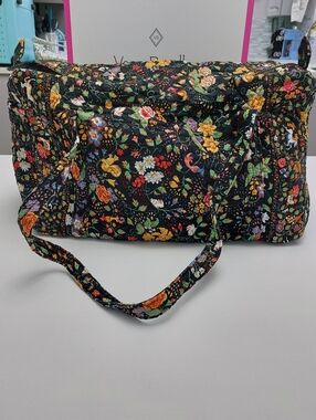 Vera Bradley Vintage Large Duffel Travel Bag Tavern On the Green
